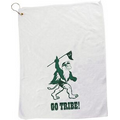 Microfiber Soft Golf Towel 15"x24" (White)